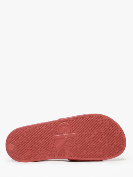 Slippers Calvin klein jeans Rood women 1713GAM ander zicht 3