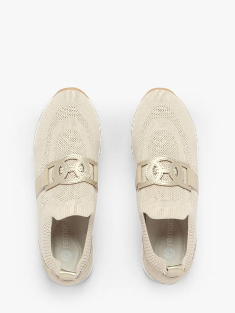 Sneakers Remonte Beige women 60 ander zicht 4