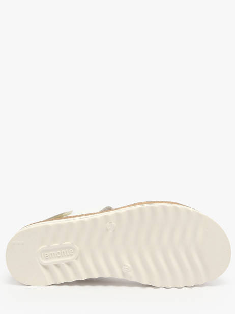 Sandalen Met Platformzool Uit Leder Remonte Wit women 80 ander zicht 4