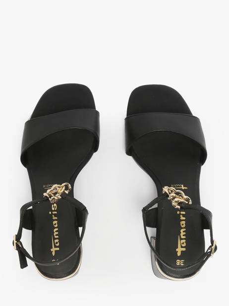 Sandalen Met Hak Uit Leder Tamaris Zwart women 44 ander zicht 3