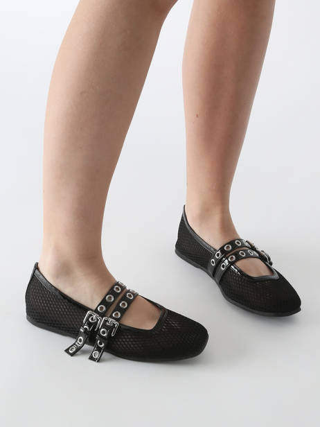Ballerinas Colors of california Zwart women CPATTY07 ander zicht 1