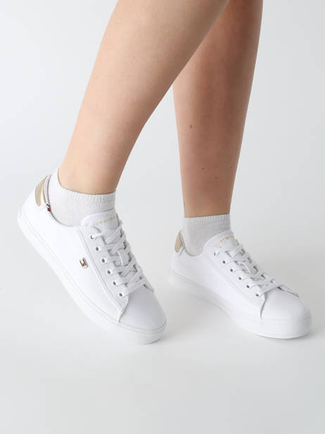 Sneakers Tommy hilfiger Wit women 8647YBS ander zicht 1