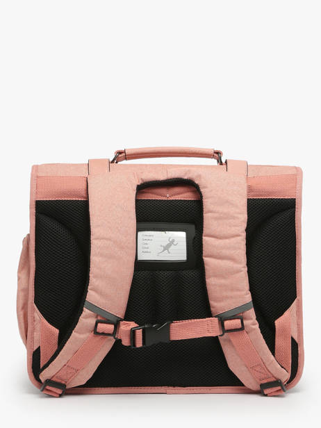 Boekentas 3 Compartimenten Cameleon Roze vintage color VIC-CA41 ander zicht 4