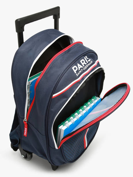 Rugzak Op Wieltjes 1 Compartiment Paris st germain Blauw psg 23AP204R ander zicht 3