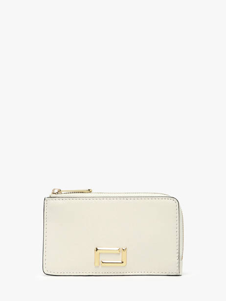 Kaarthouder Angèle Leder Lancel Beige angele A13158