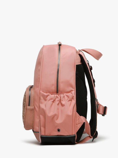 Rugzak 2 Compartimenten Cameleon Roze vintage fantasy SD33 ander zicht 2