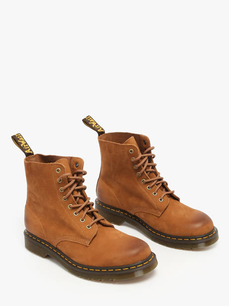 Enkellaarzen 1460 Pascal Uit Leder Dr martens Bruin men 40967200 ander zicht 1