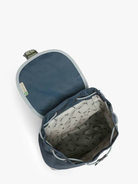 Rugzak 1 Compartiment Cameleon Groen vintage urban SD25 ander zicht 3
