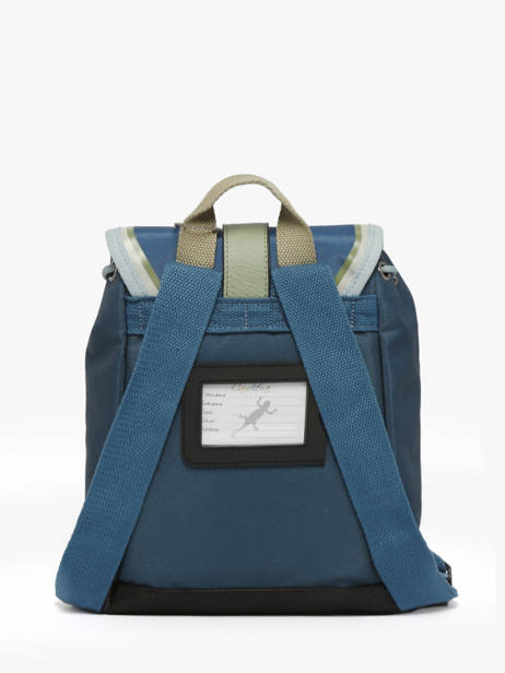 Rugzak 1 Compartiment Cameleon Groen vintage urban SD25 ander zicht 4