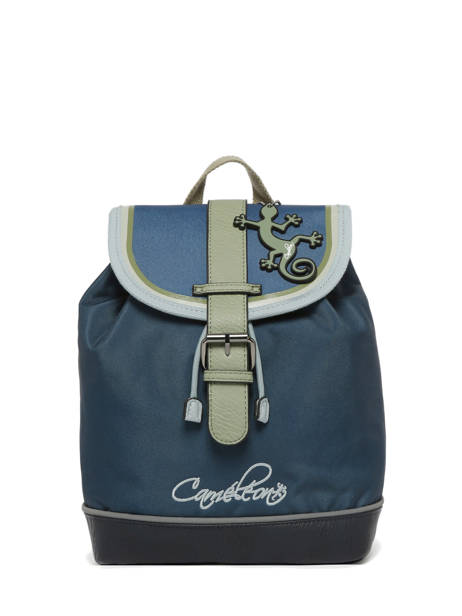 Rugzak 1 Compartiment Cameleon Groen vintage urban SD25 ander zicht 5