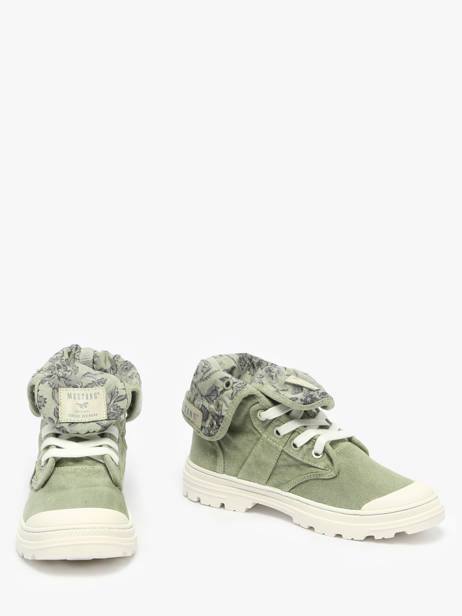 Sneakers Mustang Groen women - 01426504 ander zicht 2