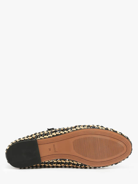 Ballerinas Met Riempjes Uit Leder Inuovo Zwart accessoires D47001 ander zicht 4