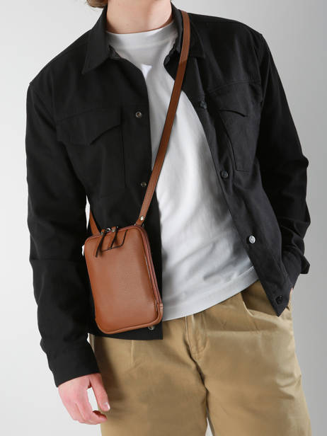 Cross Body Tas Flandres Leder Etrier Bruin flandres EFLA728S ander zicht 1