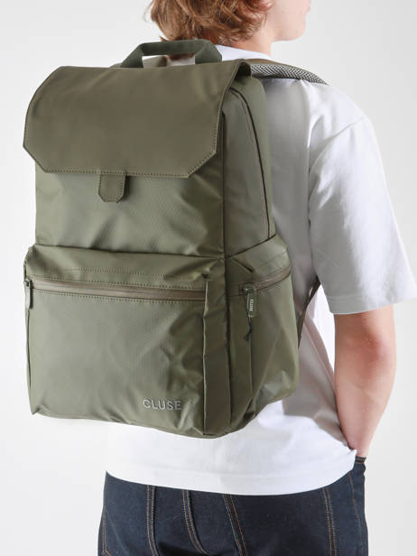 Rugzak Cluse Groen backpack CX353 ander zicht 1