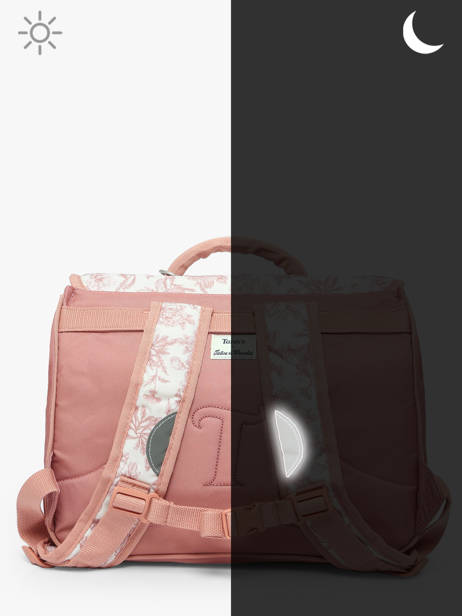 Boekentas Tann's Roze tann's x tartine et choco 334213 ander zicht 5