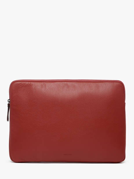 Laptophoes Flandres 15'' Leder Etrier Rood flandres EFLA8835