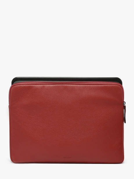 Laptophoes Flandres 15'' Leder Etrier Rood flandres EFLA8835 ander zicht 1
