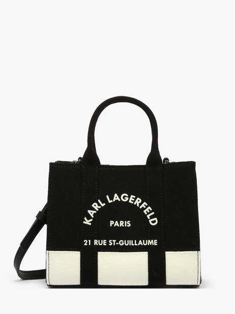Cross Body Tas Rsg Katoen Karl lagerfeld Zwart rsg A3W50027
