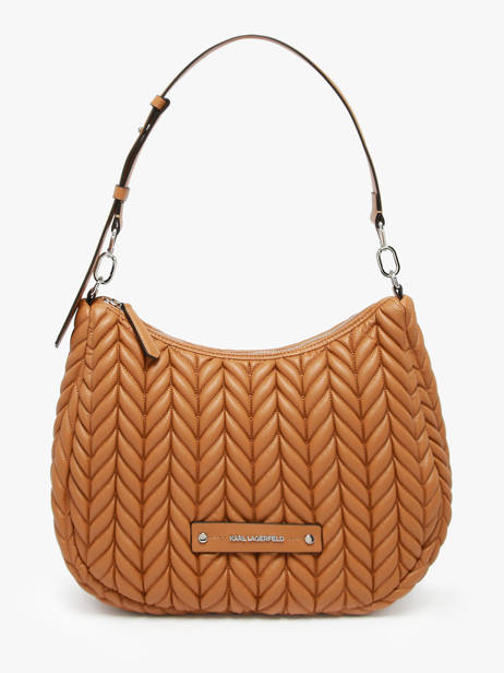Schoudertas K Weave Polyurethaan Karl lagerfeld Bruin k weave A3W30147