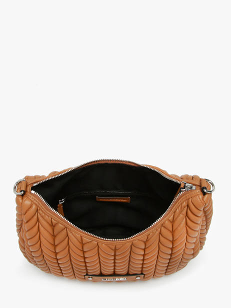 Schoudertas K Weave Polyurethaan Karl lagerfeld Bruin k weave A3W30147 ander zicht 2
