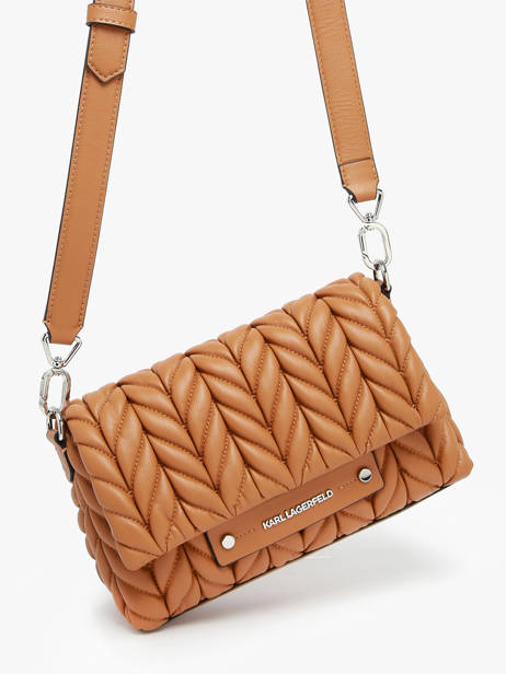 Cross Body Tas K Weave Polyurethaan Karl lagerfeld Bruin k weave A2W30153 ander zicht 1