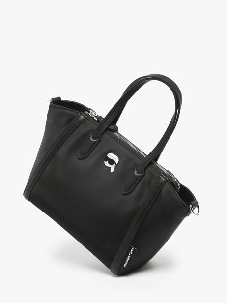 Handtassen K Ikon Nylon Karl lagerfeld Zwart k ikon A3W30118 ander zicht 1