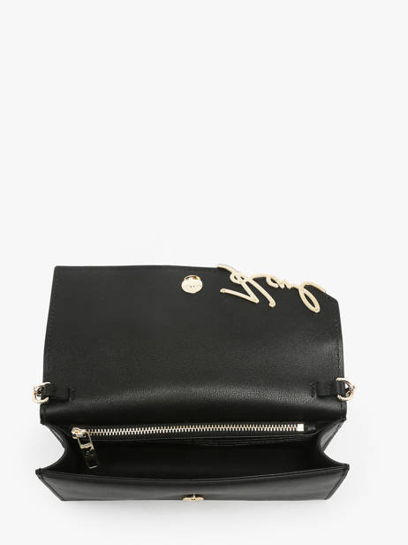 Cross Body Tas K Signature Leder Karl lagerfeld Zwart k signature A3W32021 ander zicht 2