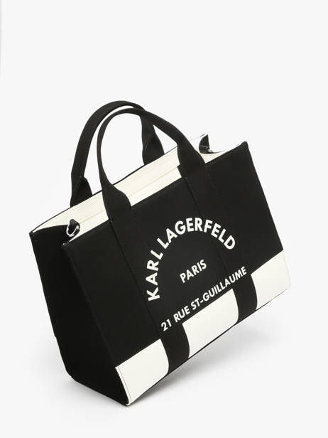 Handtassen Rsg Katoen Karl lagerfeld Zwart rsg A3W50025 ander zicht 1