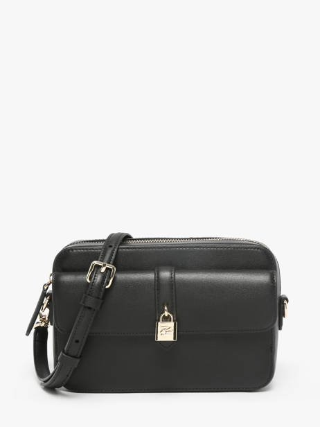 Cross Body Tas K Autograph Leder Karl lagerfeld Zwart k autograph A3W30153