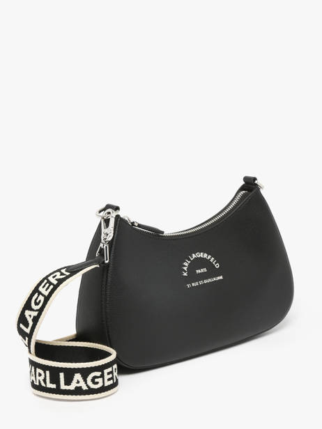Cross Body Tas Rsg Polyurethaan Karl lagerfeld Zwart rsg A3W30316 ander zicht 1