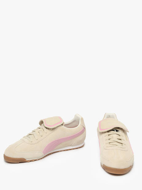 Sneakers Uit Leder Puma Beige women 40378001 ander zicht 2