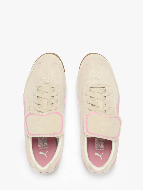 Sneakers Uit Leder Puma Beige women 40378001 ander zicht 3