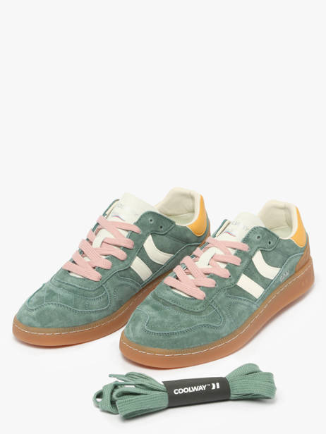 Sneakers Uit Leder Coolway Groen men 8663458 ander zicht 1