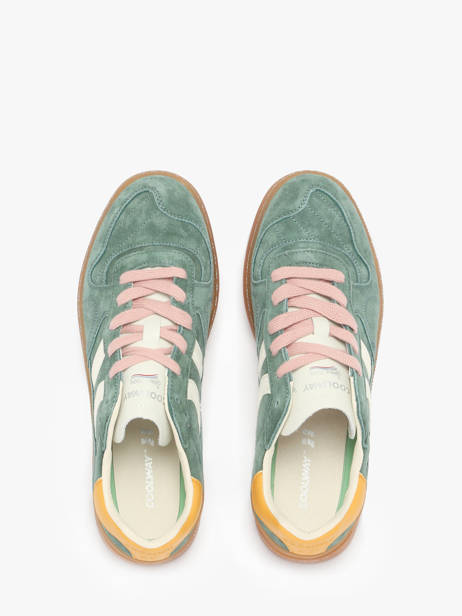 Sneakers Uit Leder Coolway Groen men 8663458 ander zicht 3