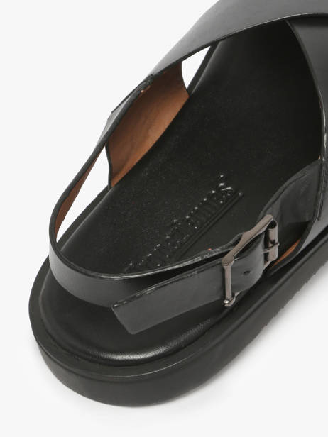 Sandalen Uit Leder Les tropeziennes Zwart men JASPER ander zicht 2