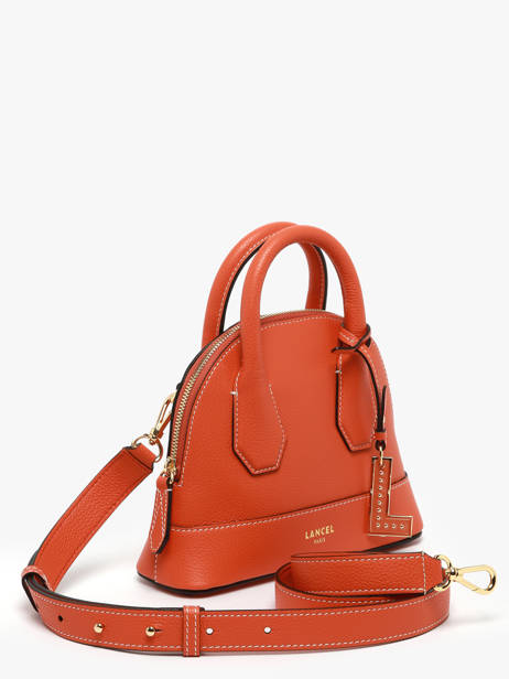 Cross Body Tas Belleville Leder Lancel Oranje belleville A13735 ander zicht 2