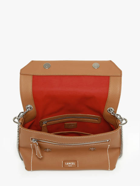 Cross Body Tas Ninon Leder Lancel Bruin ninon A13782 ander zicht 3