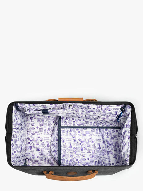 Reistas Voor Cabine Rugzak Travel Cabaia Grijs travel DUFFV2 ander zicht 3