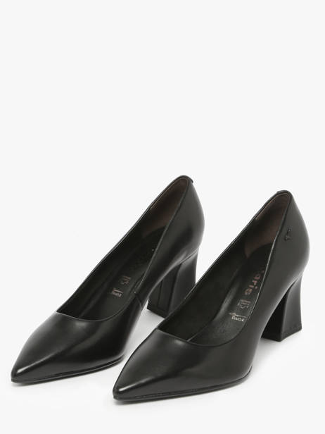 Pumps Met Hak Uit Leder Tamaris Zwart accessoires 43 ander zicht 2