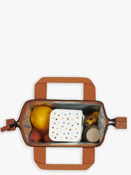 Lunchtas Cabaia Bruin lunch LUNCHBAG ander zicht 1