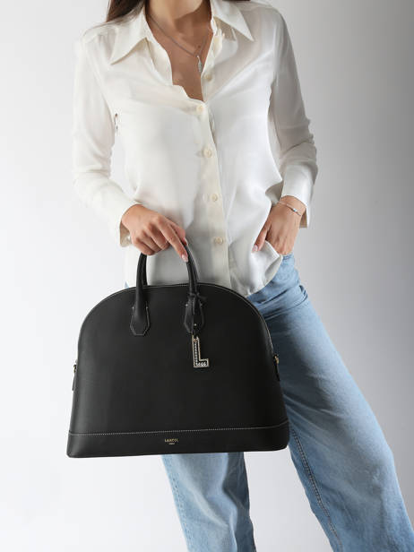Handtassen Belleville Leder Lancel Zwart belleville A13737 ander zicht 1