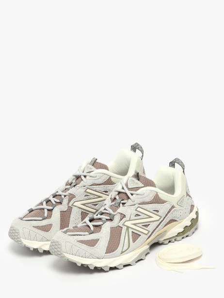 Sneakers Uit Leder New balance Grijs boy ML610TE ander zicht 1