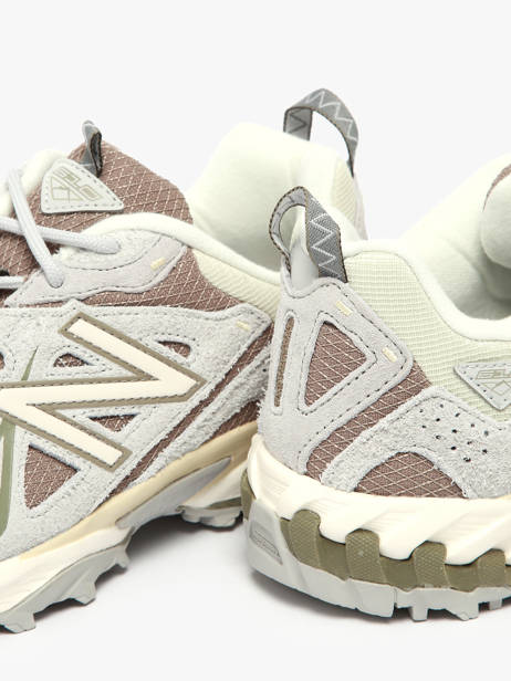Sneakers Uit Leder New balance Grijs boy ML610TE ander zicht 2
