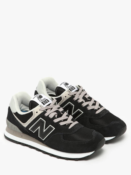 Sneakers Uit Leder New balance Zwart boy ML574EVB ander zicht 1