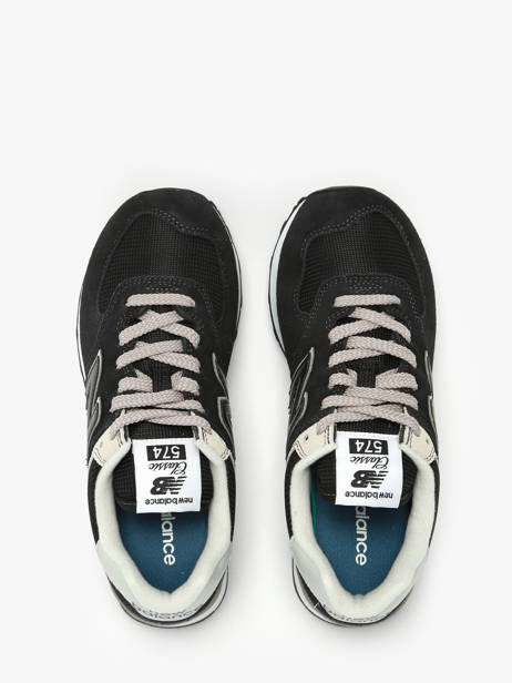 Sneakers Uit Leder New balance Zwart boy ML574EVB ander zicht 3