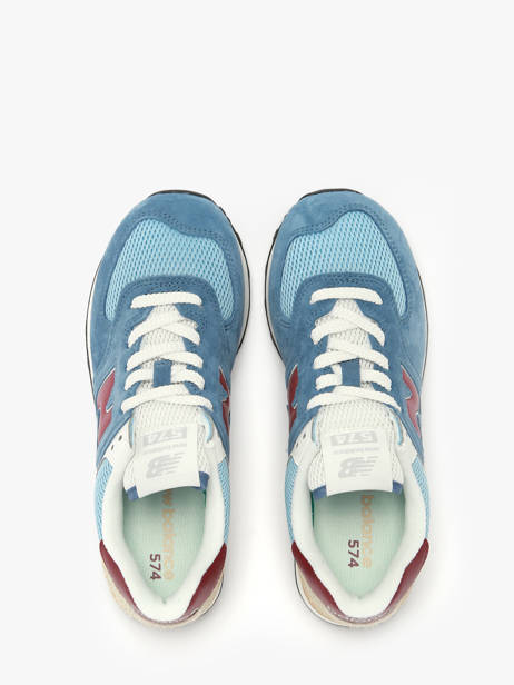 Sneakers Uit Leder New balance Blauw boy U574SPR ander zicht 3