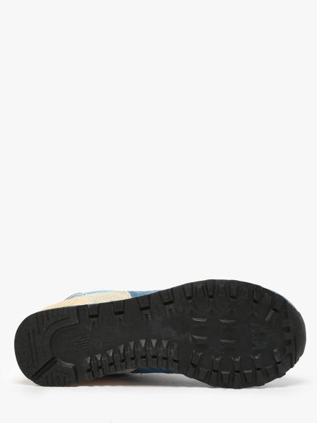 Sneakers Uit Leder New balance Blauw boy U574SPR ander zicht 4