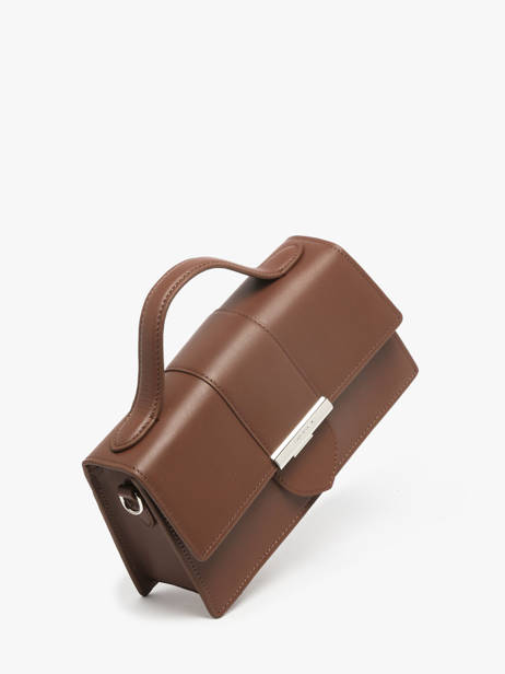 Cross Body Tas Paris Ily Leder Lancaster Bruin paris ily 10 ander zicht 2