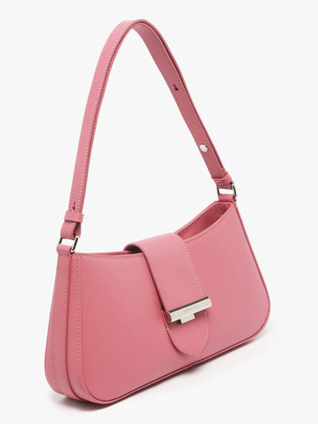 Schoudertas Paris Ily Leder Lancaster Roze paris ily 41 ander zicht 2