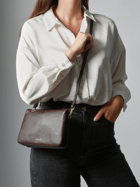 Cross Body Tas Tradition Leder Etrier Bruin tradition ETRA0143 ander zicht 1